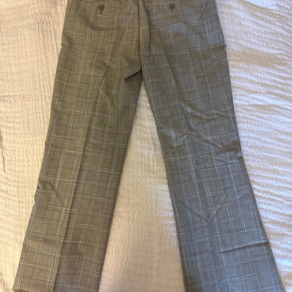 Express design studio light grey plaid dress pants - Picture 5 of 7